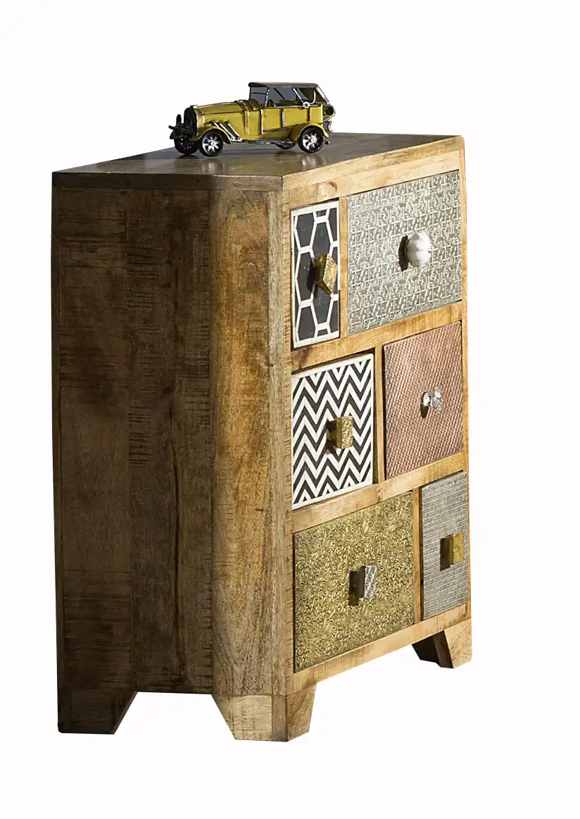 Wooden Cabinet with 6 Drawers - popular handicrafts